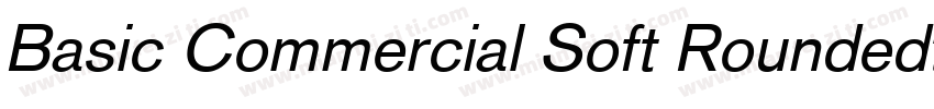 Basic Commercial Soft Roundedtrade字体转换